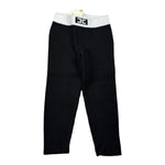 Elisabetta Franchi Leggins tinta unita con Logo Nero per Bambina EFPA301 NERO ELISABETTA FRANCHI 