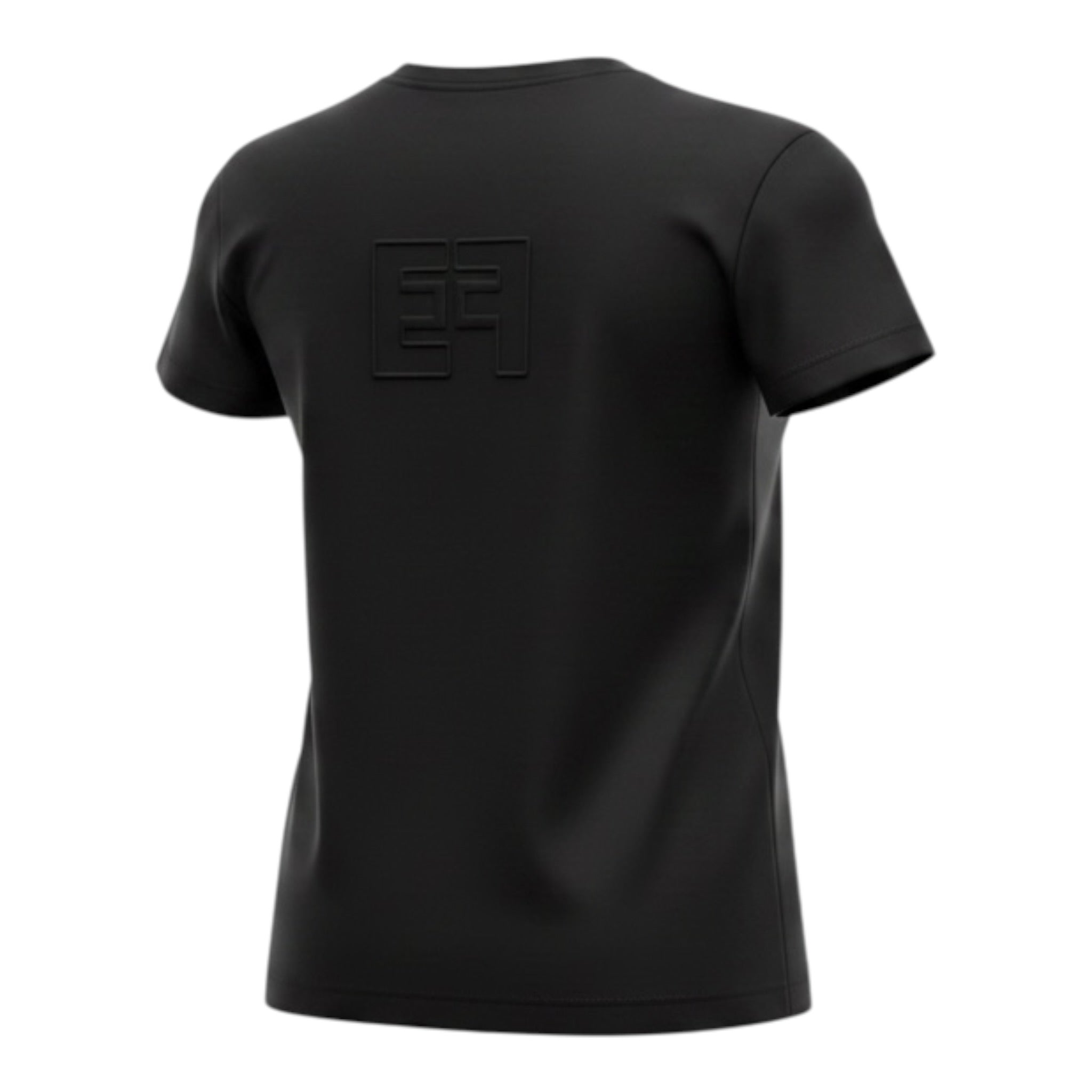 Elisabetta Franchi T-Shirt tinta unita con Logo Nero per Bambina EFTS246 NERO ELISABETTA FRANCHI 