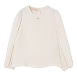 Elisabetta Franchi Camicia Manica Lunga tinta unita Rosa per Bambina EGCA044J ROSA ELISABETTA FRANCHI 