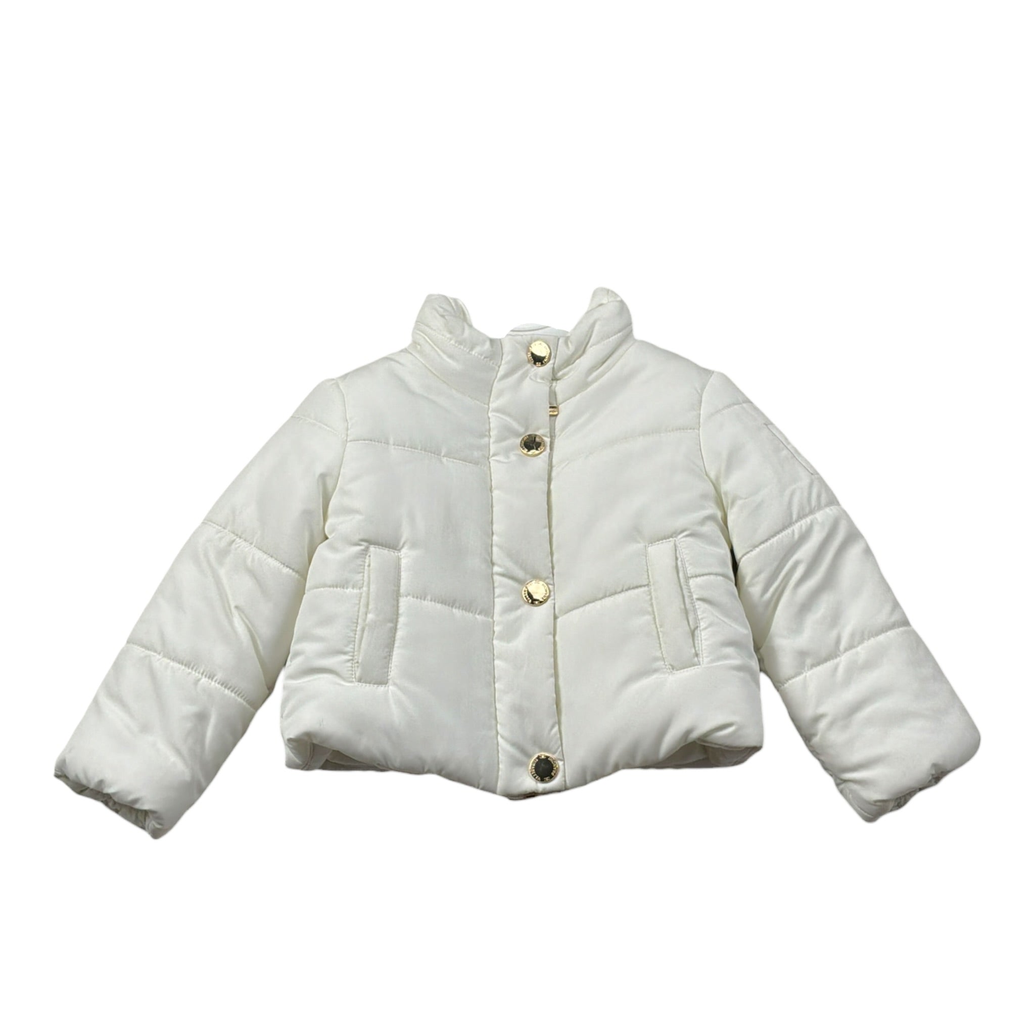 Elisabetta Franchi Giubbino tinta unita con Bottoni Panna per Neonata EGGB026 PANA ELISABETTA FRANCHI 