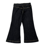 Elisabetta Franchi Jeans tinta unita Modello A Zampa Blu per Neonata EGPA089 BLU ELISABETTA FRANCHI 