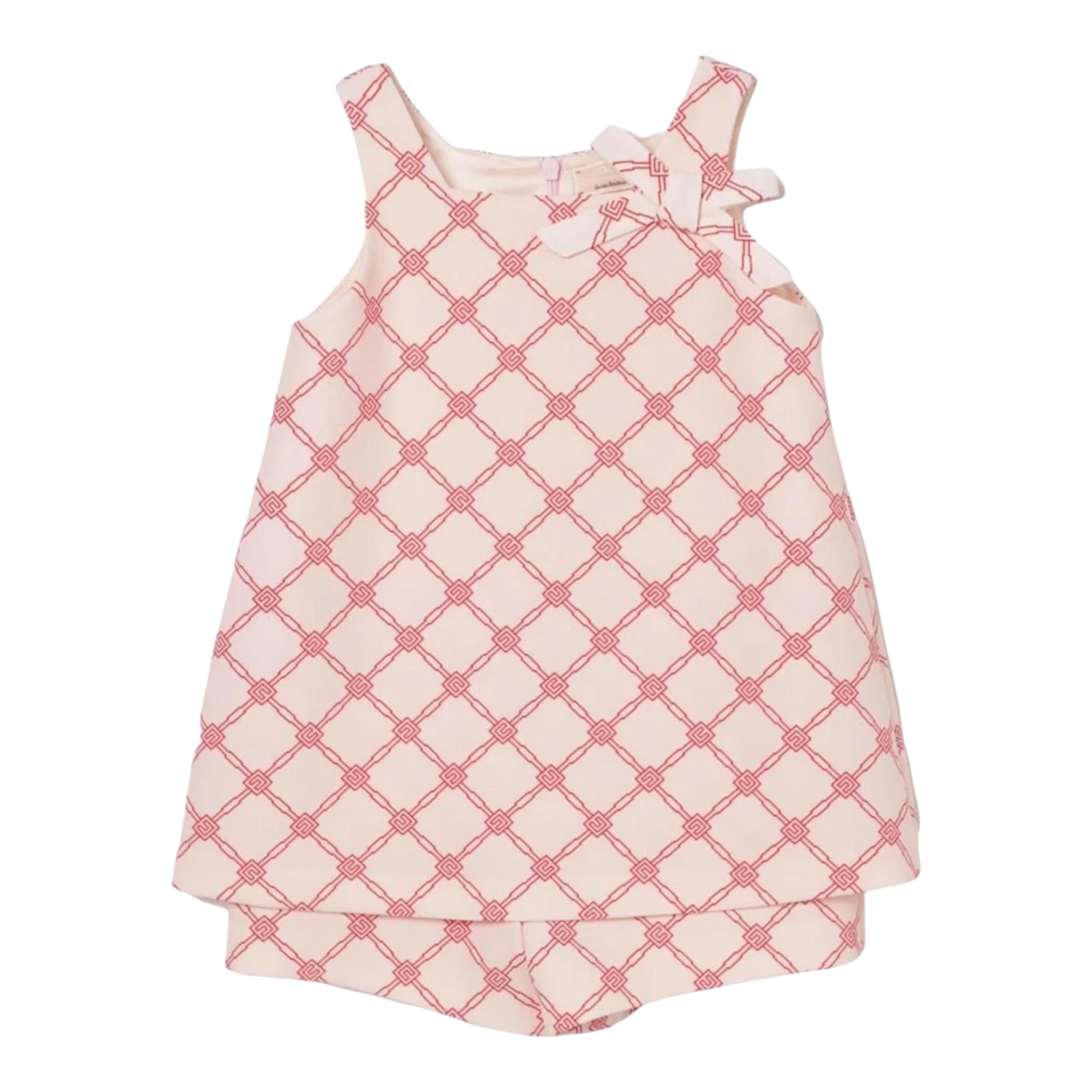 Elisabetta Franchi Tuta Giromanica tinta unita con Loghi Rosa per Neonata EGTA008N ROSA ELISABETTA FRANCHI 