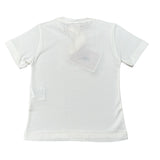 Elisabetta Franchi T-Shirt tinta unita Girocollo con Stampa Bianco per Neonata EGTS099 BIANCO ELISABETTA FRANCHI 