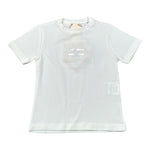 Elisabetta Franchi T-Shirt tinta unita Girocollo con Stampa Bianco per Neonata EGTS099 BIANCO ELISABETTA FRANCHI 