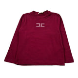 Elisabetta Franchi Shirt Girocollo tinta unita con Logo Bordeaux per Neonata EGTS105 BORDEAUX ELISABETTA FRANCHI 