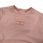 Elisabetta Franchi Abiti Manica Lunga Bicolore Rosa/Bianco per Neonata ENAB053 ROSA/BIANCO ELISABETTA FRANCHI 
