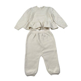 Elisabetta Franchi Completo 2 Pezzi Maglia-Pantalone tinta unita Panna per Neonata ENCD100 PANNA ELISABETTA FRANCHI 