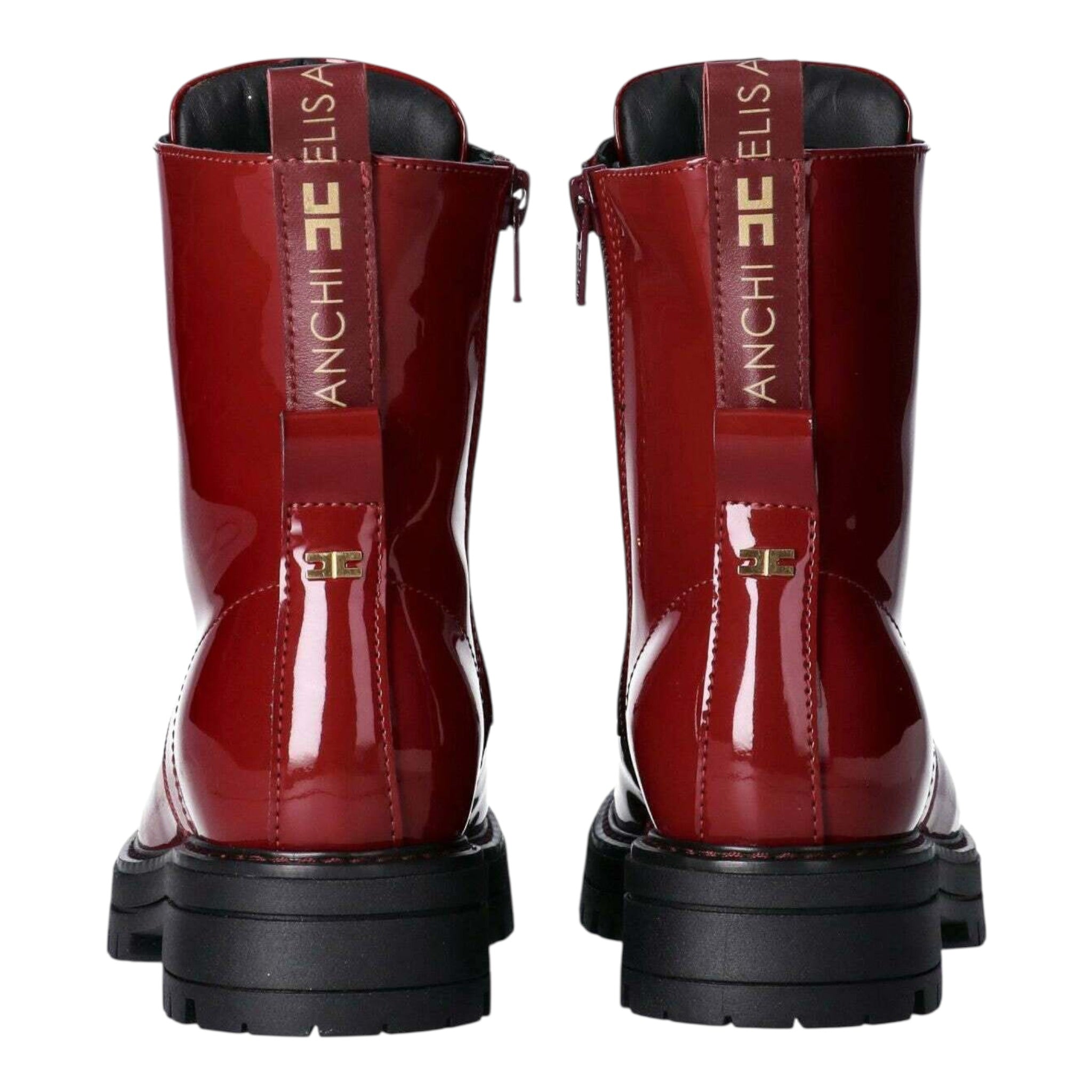 Elisabetta Franchi Stivali Tinta Uniita con Applicazioni Rosso per Bambina F4A5E0414X ROSSO ELISABETTA FRANCHI 
