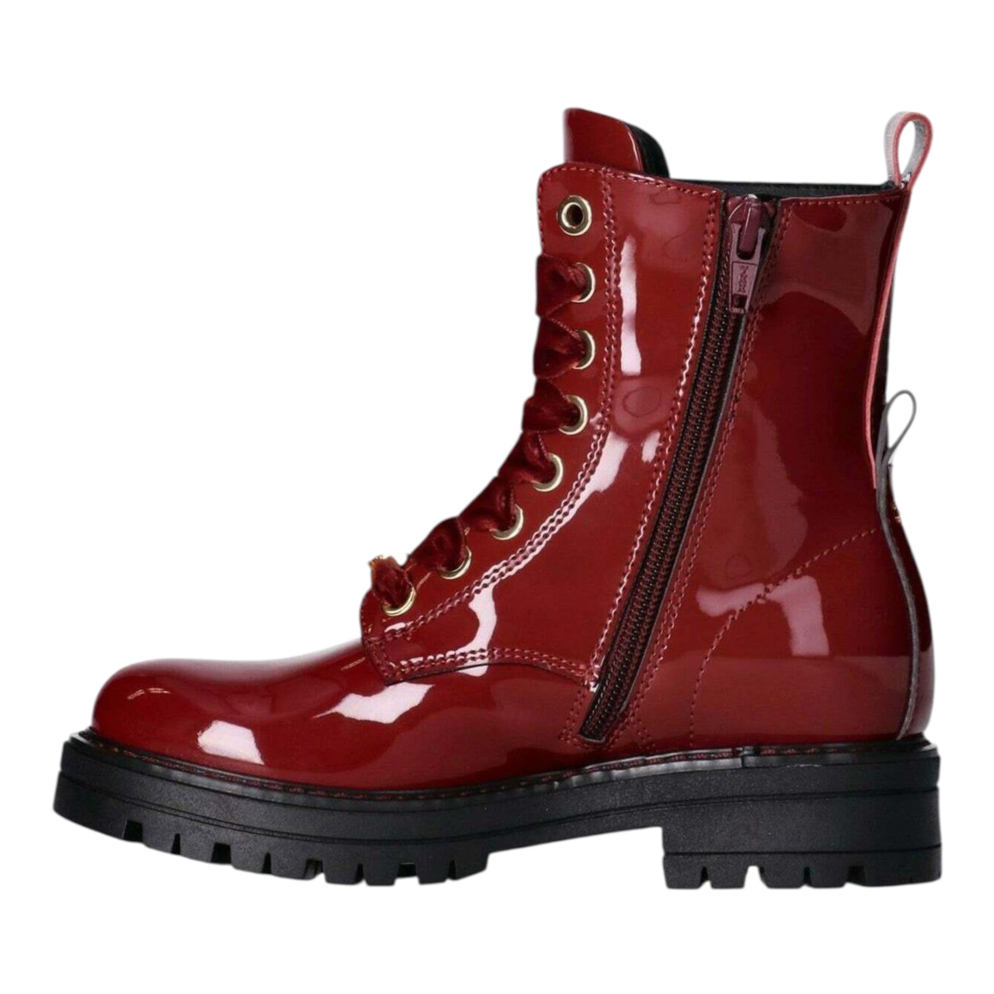 Elisabetta Franchi Stivali Tinta Uniita con Applicazioni Rosso per Bambina F4A5E0414X ROSSO ELISABETTA FRANCHI 