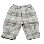 Emanuel Pris Pantalone Fantasia Quadri Beige per Neonato EP109I BEIGE EMANUEL PRIS 