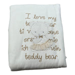 Emc Coperta tinta unita con Stampa Panna per Neonata 121007 PANNA EMC 