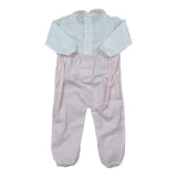 Emc Tutina Bicolore con Stampa Bianco/Rosa per Neonata BQ6024 BIANCO/ROSA EMC 