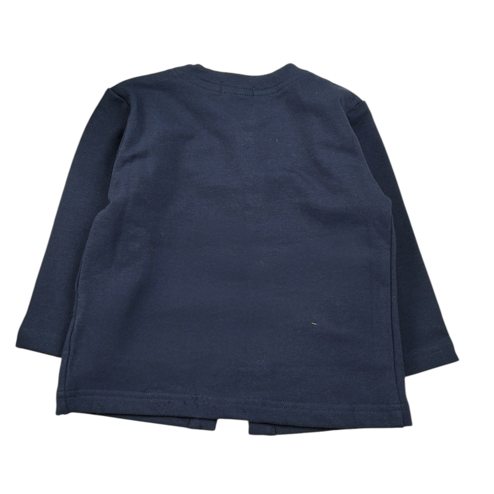 Emc Cardigan tinta unita con Stampa Blu per Neonato CE2037 BLU EMC 