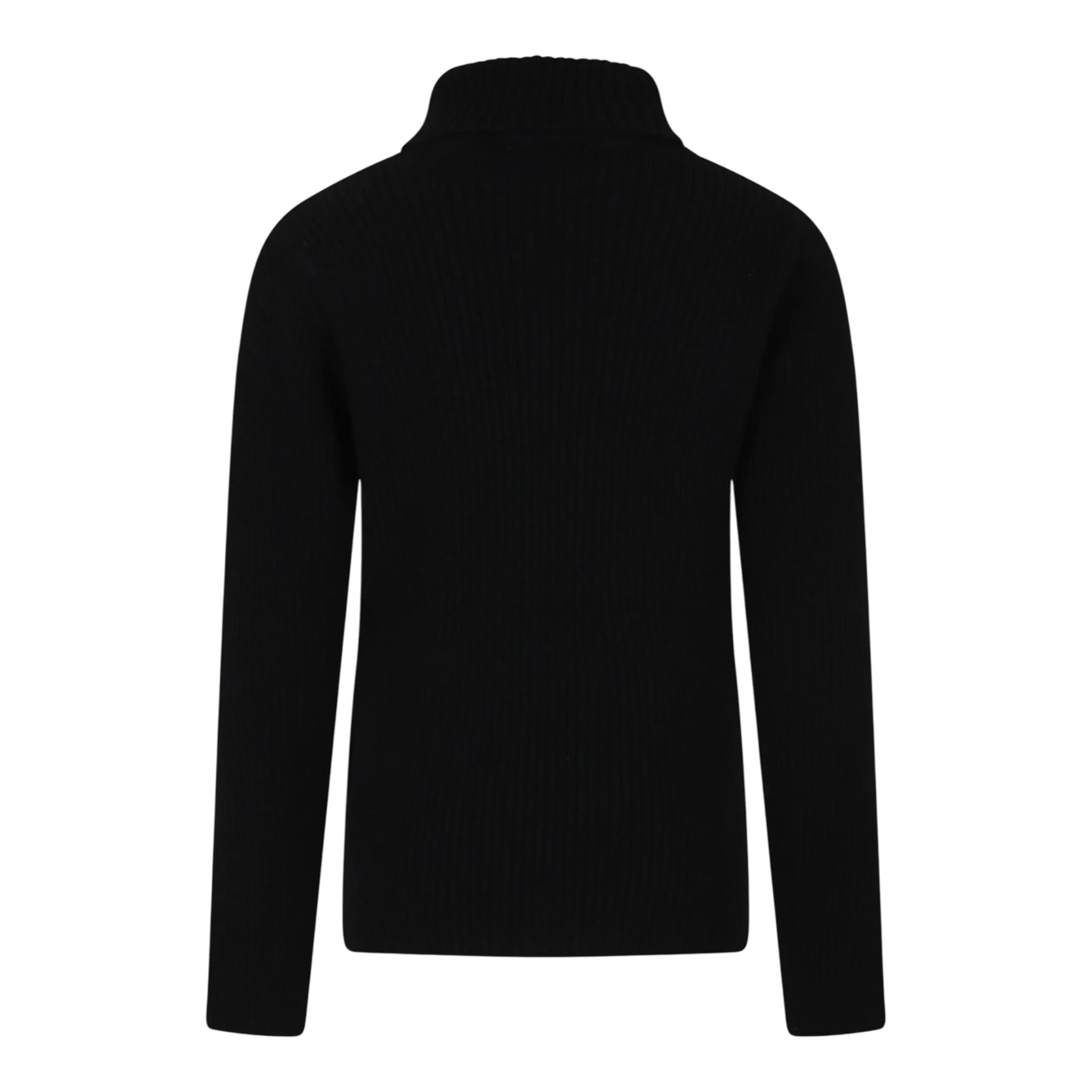 Emilio Pucci Maglia Collo Alto tinta unita con Logo Nero per Bambina PV9A40 NERO EMILIO PUCCI 