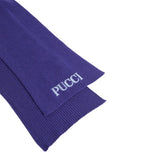 Emilio Pucci Sciarpa tinta unita con Stampa Viola per Bambina PX0A13 VIOLA EMILIO PUCCI 