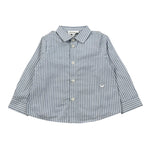 Emporio Armani Camicia Manica Lunga Fantasia A Righe Blu per Neonato 6DHCJD BLU EMPORIO ARMANI 