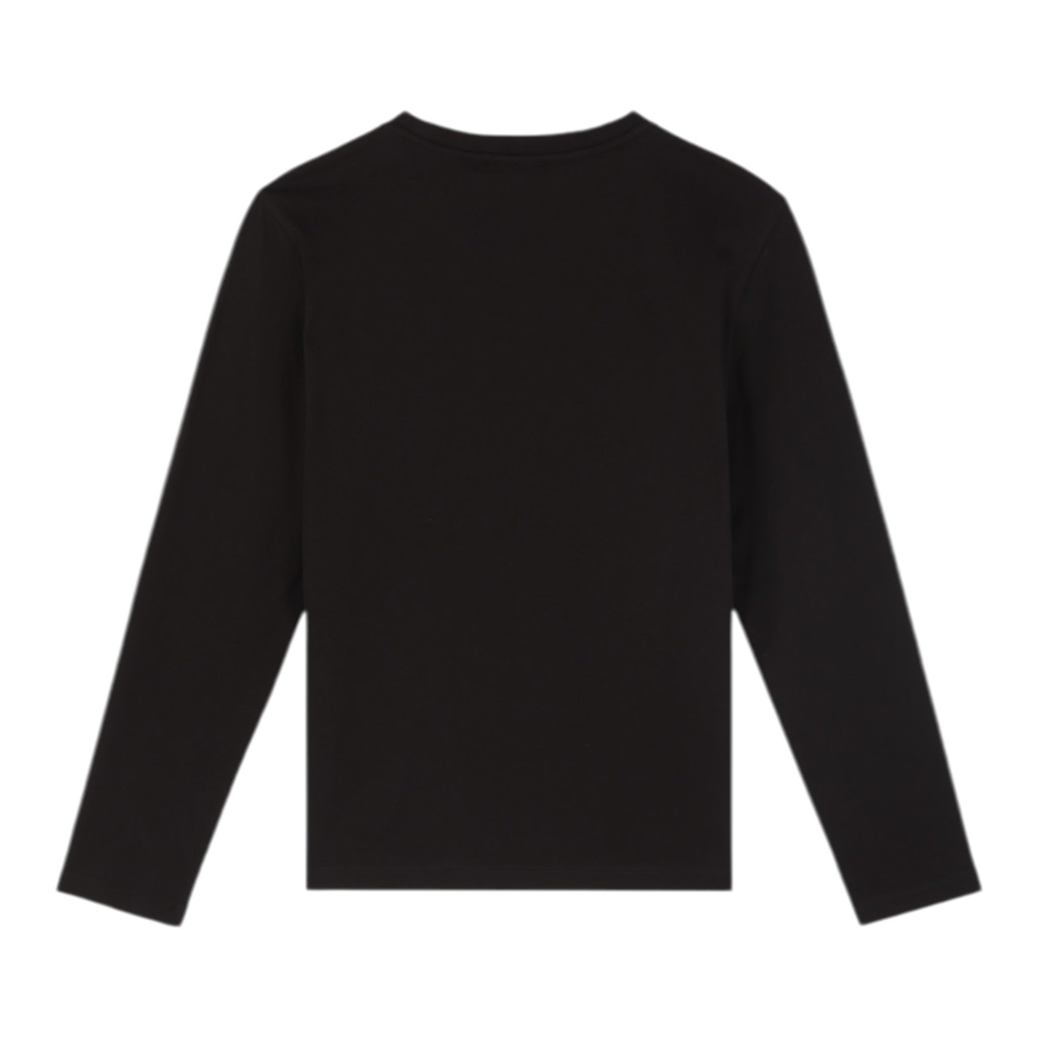 Emporio Armani Shirt Girocollo tinta unita con Logo Nero per Bambino 7B000021 NERO EMPORIO ARMANI 