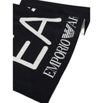 Emporio Armani Sciarpa tinta unita con Logo In Contrasto Blu per Bambino 7X000007 BLU EMPORIO ARMANI 