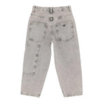 Emporio Armani Jeans tinta unita con Girovita Regolabile Grigio per Bambino EB000526 GRIGIO EMPORIO ARMANI 