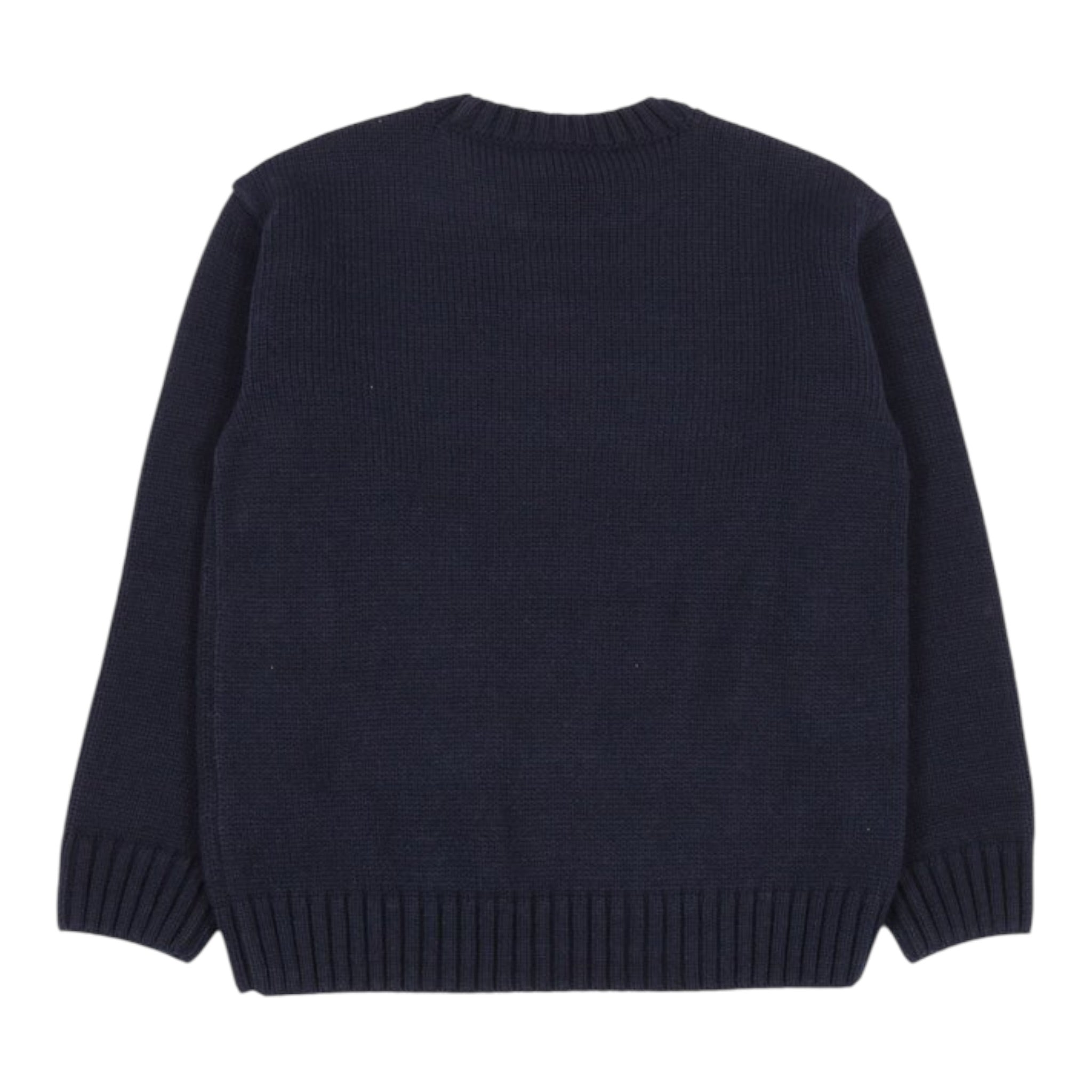Emporio Armani Maglia Girocollo Tinta Unitoa con Logo Blu per Bambino EB000807 BLU EMPORIO ARMANI 