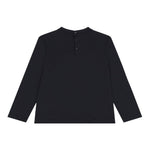 Emporio Armani Shirt Girocollo tinta unita con Logo Blu per Neonato EB00418 BLU EMPORIO ARMANI 