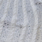 Ermanno Scervino Maglia tinta unita con Applicazioni Brillantini Bianco per Bambina SFMA044 BIANCO ERMANNO SCERVINO 