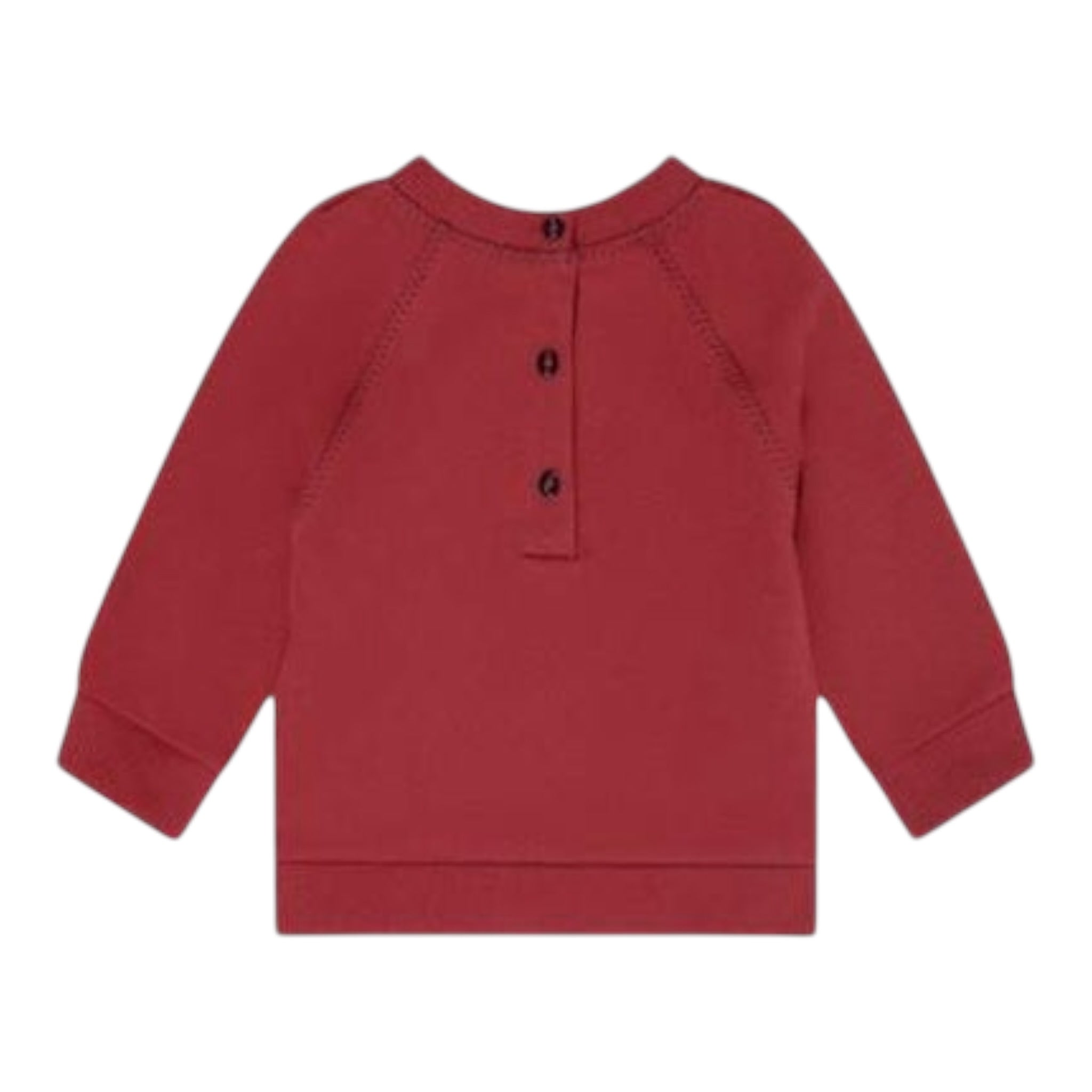 Etro Felpa Girocollo tinta unita con Stampa Rosso per Neonato GV4510 ROSSO ETRO 