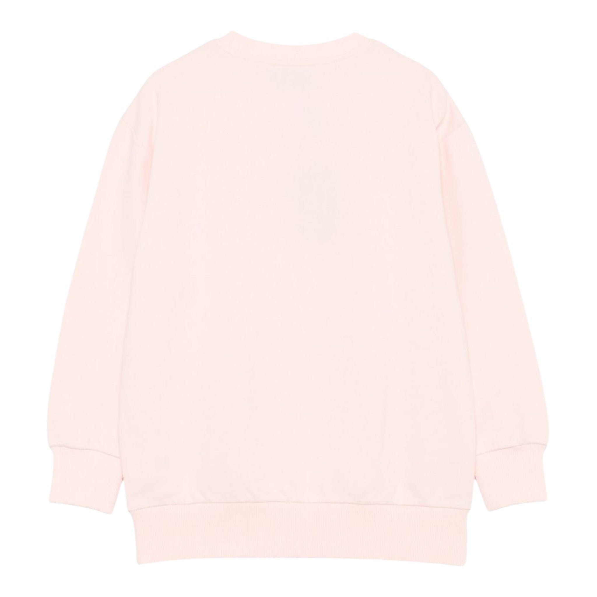 Etro Felpa Chiusa Girocollo tinta unita con Stampa Rosa per Bambina GX4P40 ROSA ETRO 