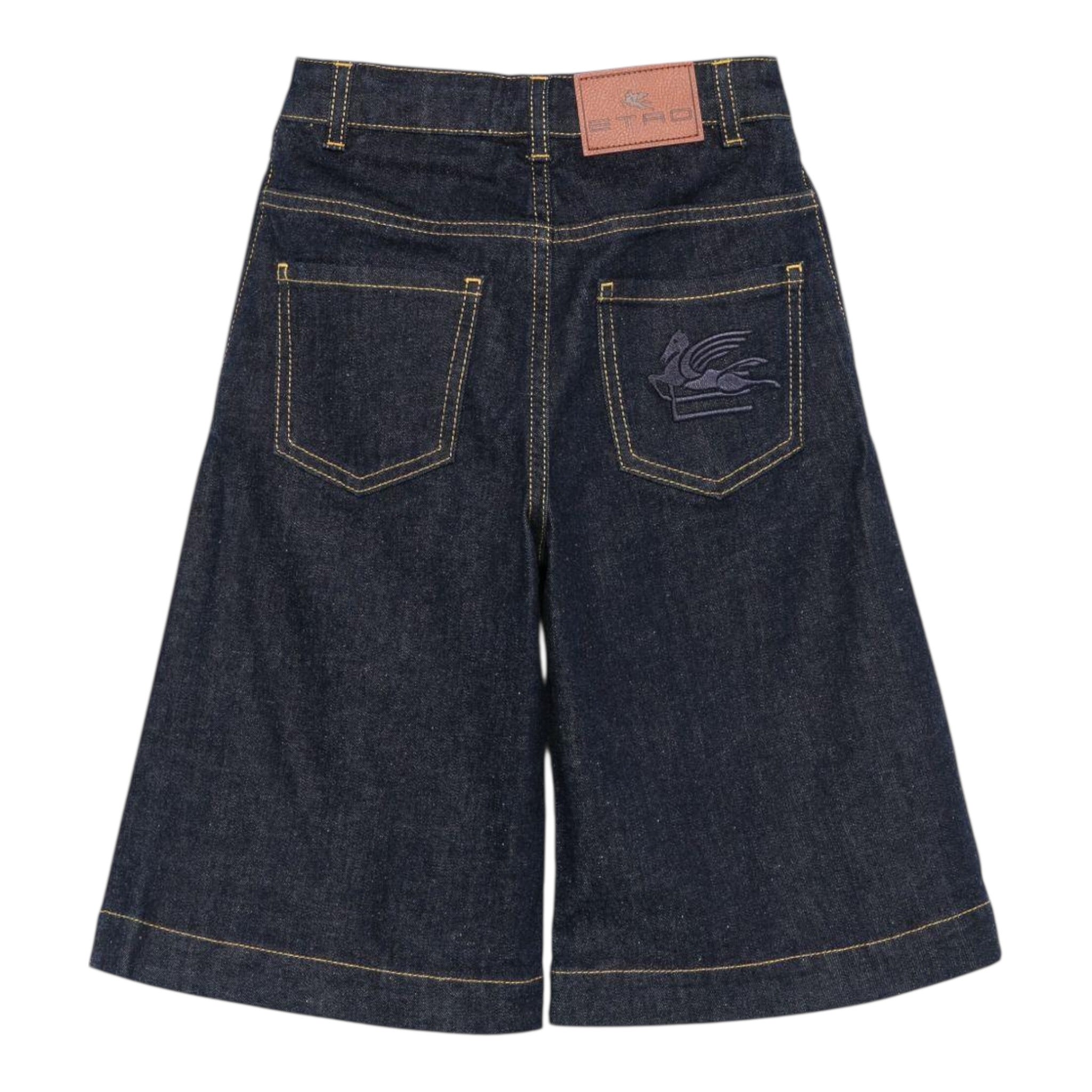 Etro Jeans tinta unita Modello A Palazzo Blu per Bambina GX6A19D0101 BLU ETRO 