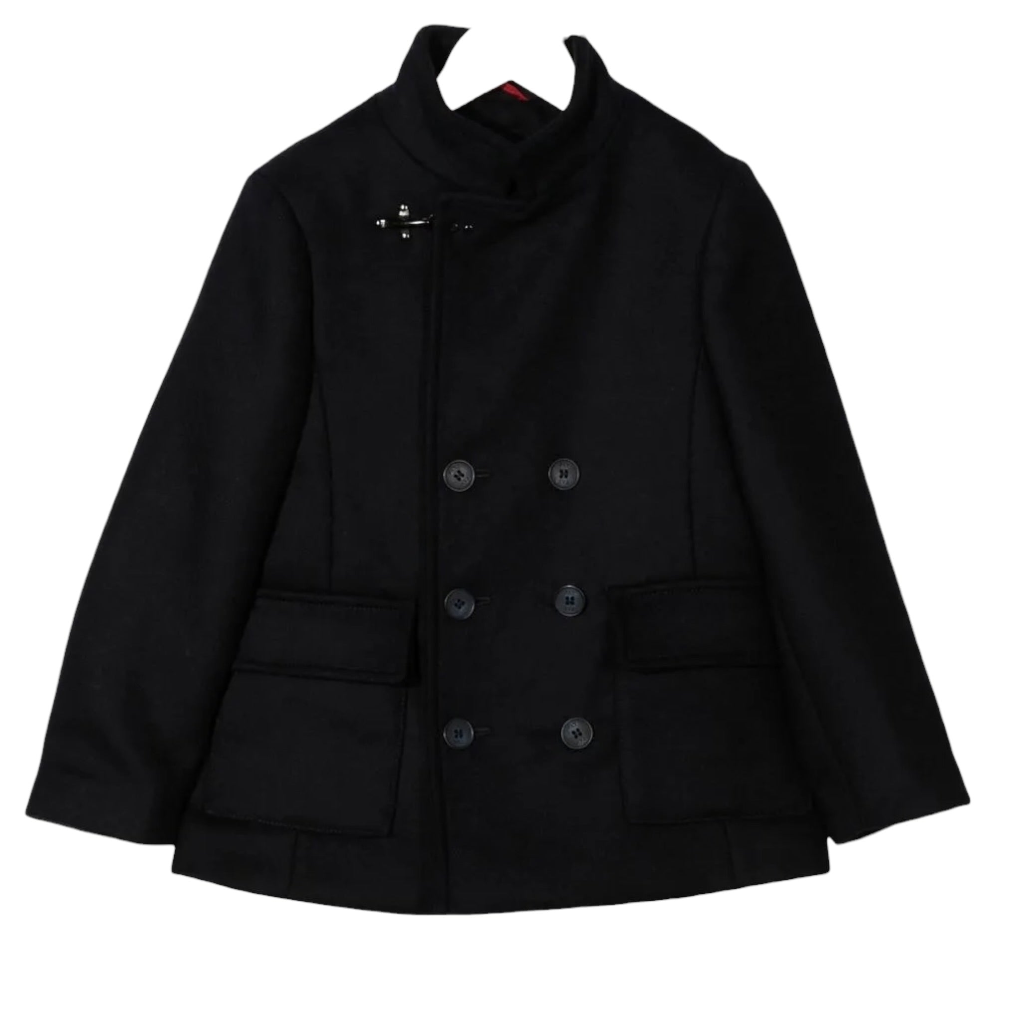 Fay Cappotto tinta unita con Bottoni Blu per Bambino FV2P97 BLU FAY 