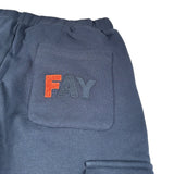 Fay Pantalone Tuta tinta unita Blu per Bambino FVP70 BLU FAY 