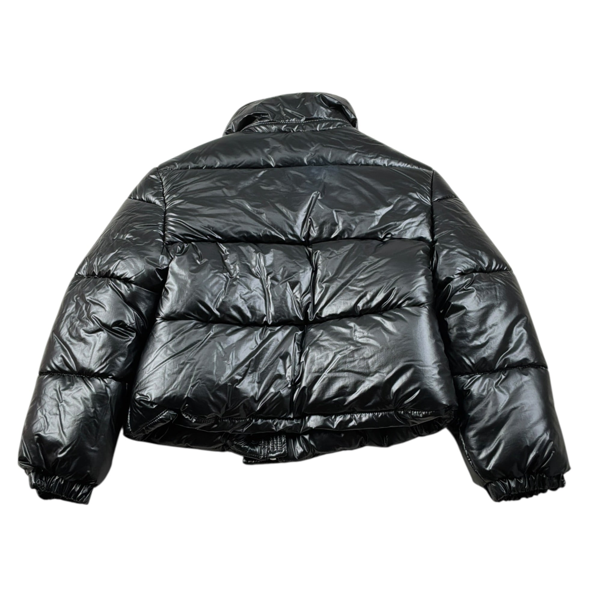 Fay Giubbino tinta unita con Zip Nero per Bambina FX2B37 NERO FAY 