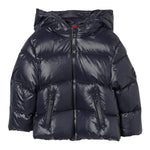 Fay Giubbino tinta unita con Zip E Cappuccio Blu per Neonato FX2P57N BLU FAY 