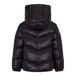 Fay Giubbino tinta unita con Zip E Cappuccio Nero per Bambino FX2P57 NERO FAY 