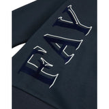Fay Felpa Chiusa Girocollo tinta unita con Logo Blu per Neonato FX4P00N BLU FAY 