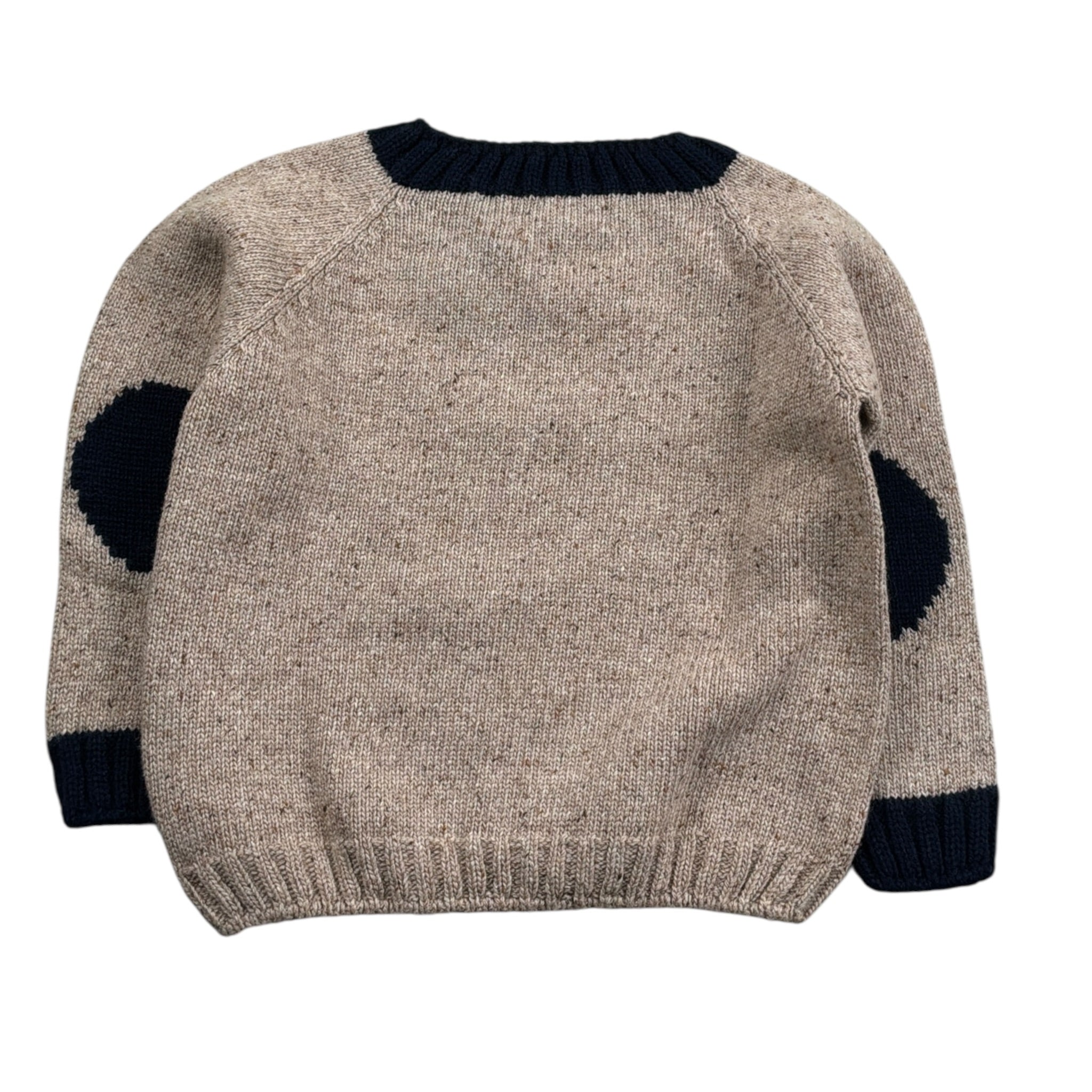 Fina Ejerique Maglia Bicolore Manica Lunga Beige per Bambino O25B16BEI BEIGE FINA EJERIQUE 