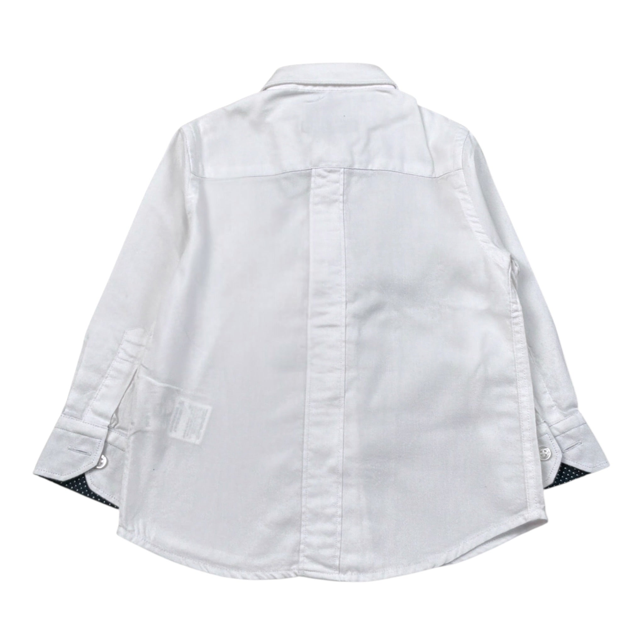 Fred Mello Camicie tinta unita con Papillions Bianco per Neonato 004745 BIANCO FRED MELLO 