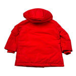 Fred Mello Giubbino tinta unita con Zip E Cappuccio Rosso per Neonato 021078 ROSSO FRED MELLO 