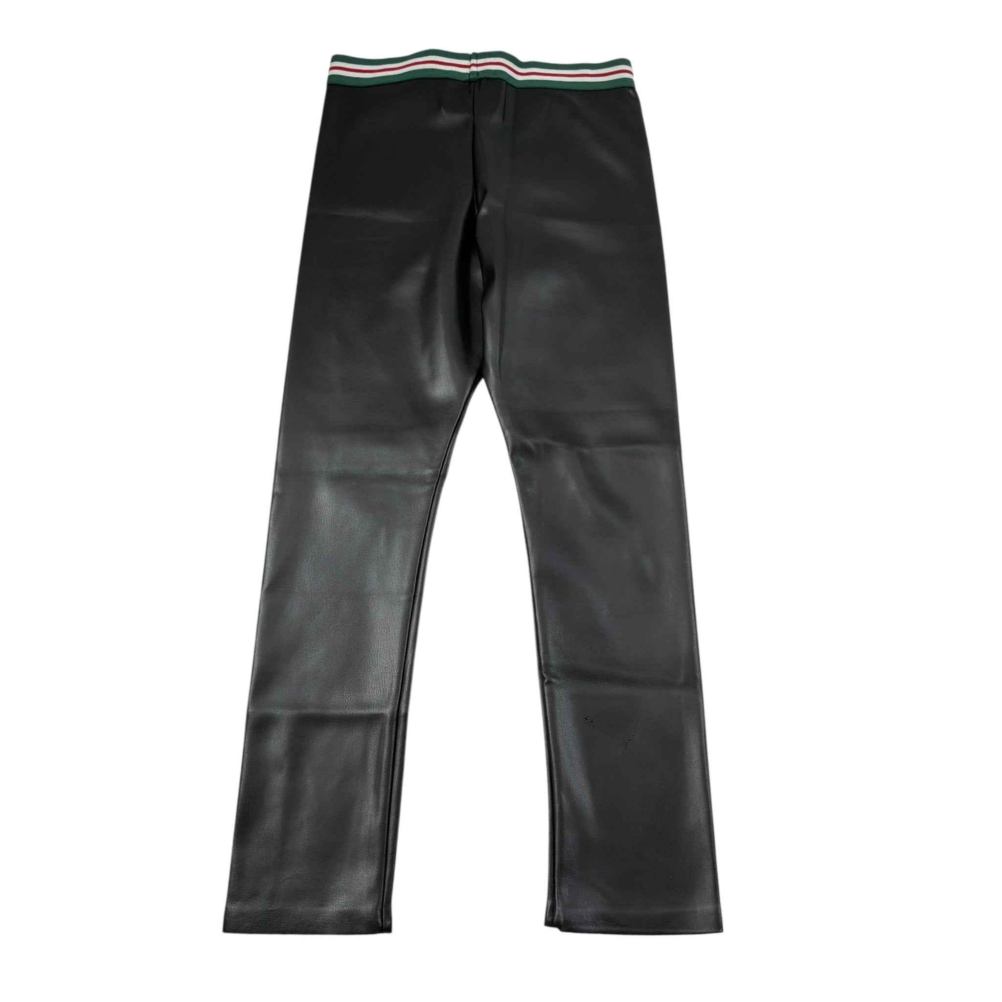 Gabriella Gucci Leggins In Ecopelle tinta unita Nero per Bambina GK050 NERO  