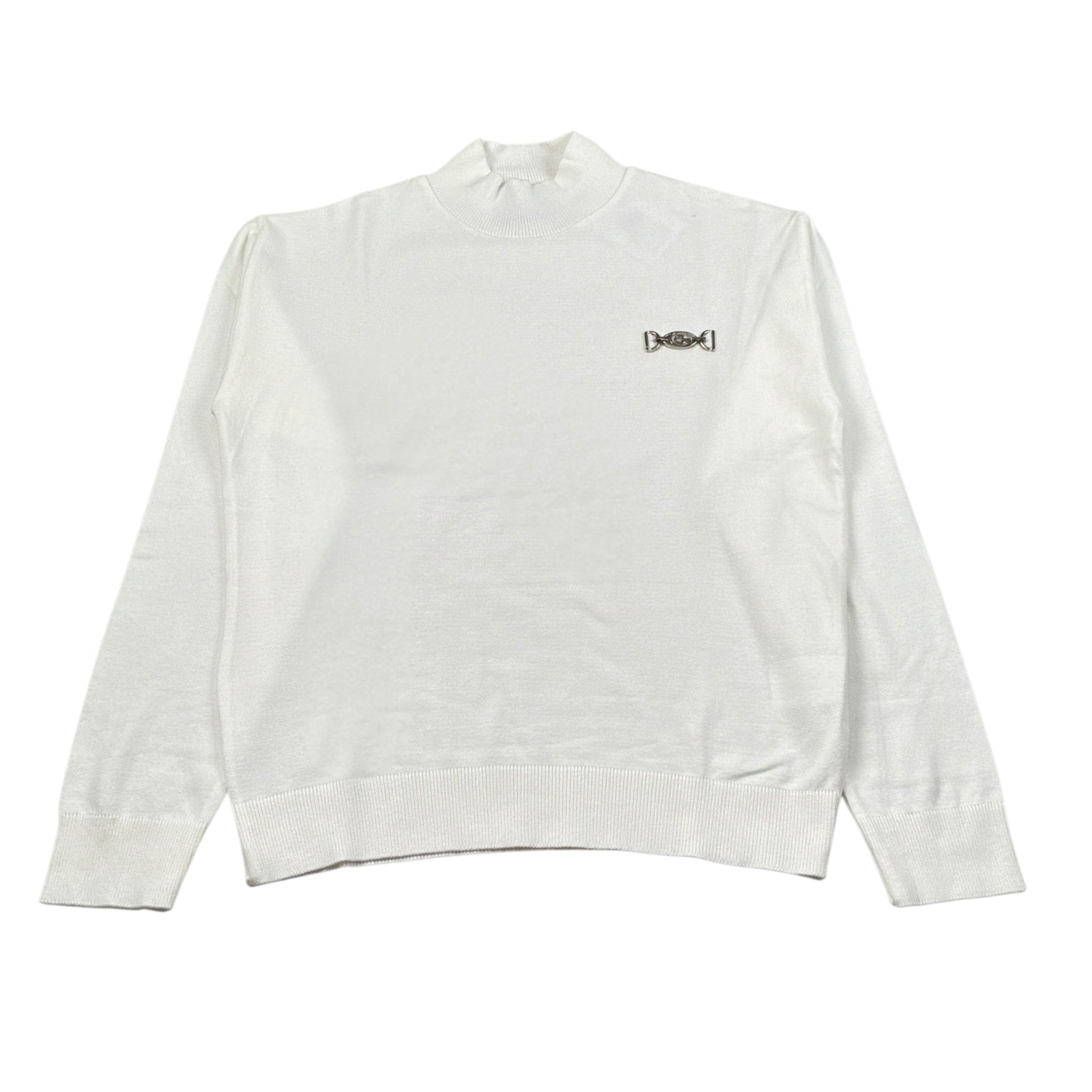 Gabriella Gucci Maglia Mezzo Collo tinta unita Panna per Bambina GK076 PANNA  
