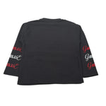 Gaelle Shirt Girocollo tinta unita con Stampe Nero per Bambina 2741M00579 NERO GAELLE 