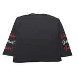 Gaelle Shirt Girocollo tinta unita con Stampe Nero per Bambina 2741M00579 NERO GAELLE 