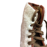 Gallucci Sneakers tinta unita con Lacci Panna per Bambino J2023AS PANNA GALLUCCI 