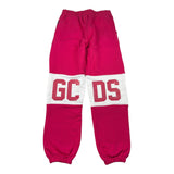 Gcds Pantalone Tuta tinta unita con Logo Fuxia per Bambina B2JU3017BA2X FUXIA GCDS 