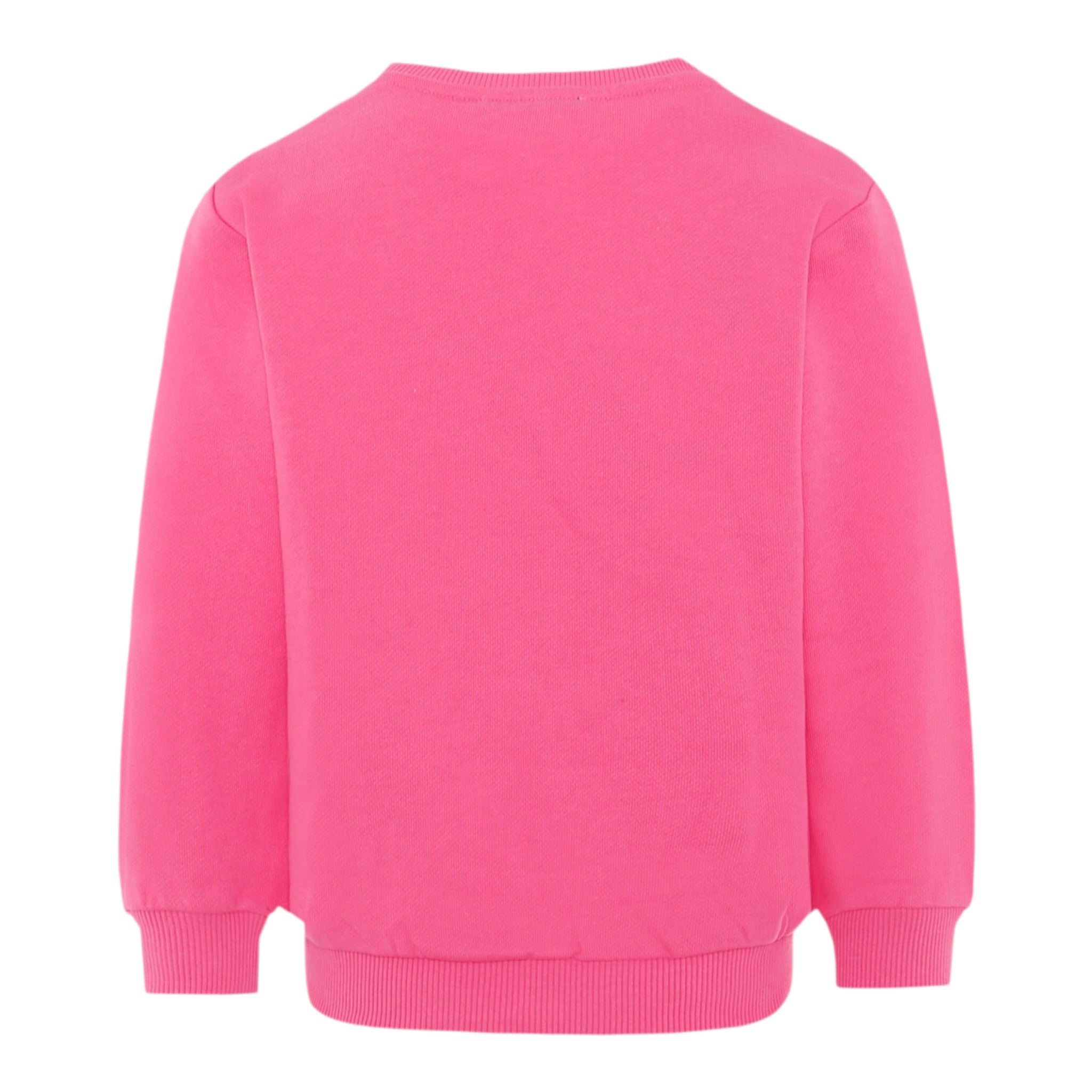 Givenchy Felpa Chiusa Girocollo tinta unita con Logo Rosa per Bambina BX4P30 ROSA GIVENCHY 