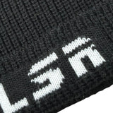Glsr Cappello tinta unita con Stampa Nero per Bambina GLSW13544 NERO GLSR 