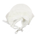 Granlei Cappello tinta unita con Ricami Bianco per Neonata 21321 BIANCO GRANLEI 
