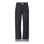 Gucci Jeans tinta unita con Girovita Regolabile Blu per Bambino 826644 BLU GUCCI 