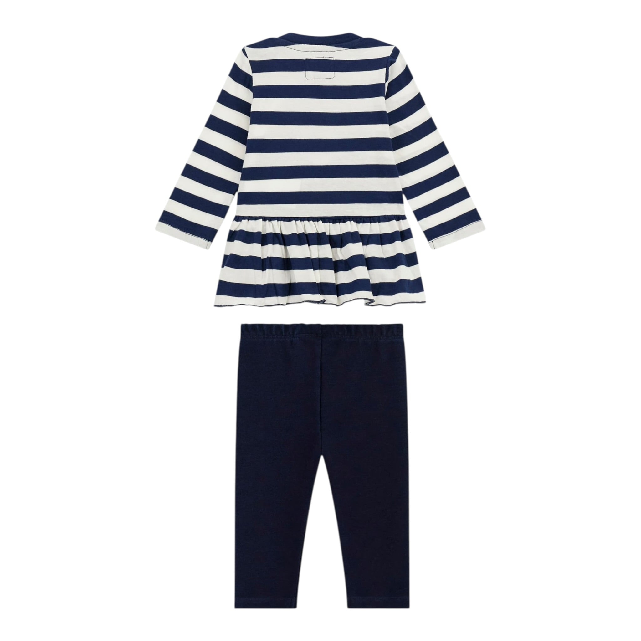 Guess Completo 2 Pezzi Shirt-Leggins Bicolore Bianco/Blu per Neonata A5YG08K9N34 BIANCO/BLU GUESS 