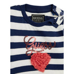 Guess Completo 2 Pezzi Shirt-Leggins Bicolore Bianco/Blu per Neonata A5YG08K9N34 BIANCO/BLU GUESS 